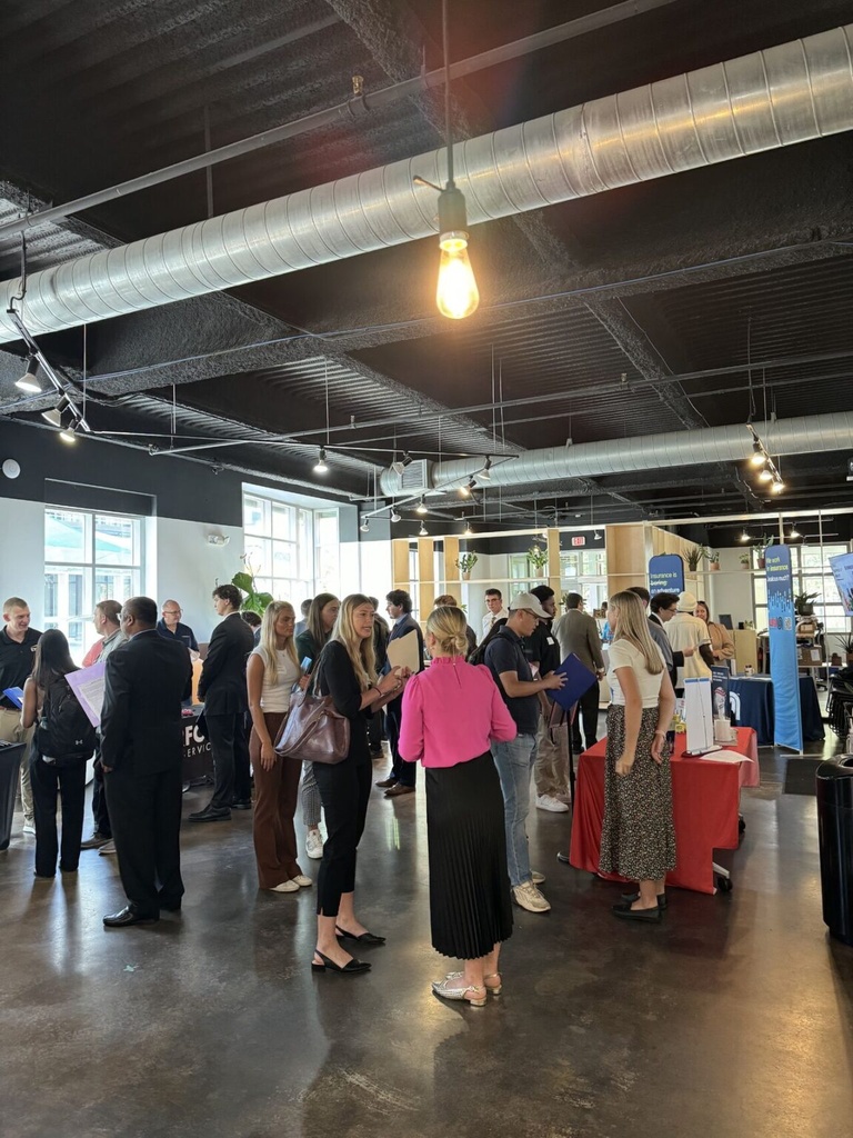 View of the event space and other tables.